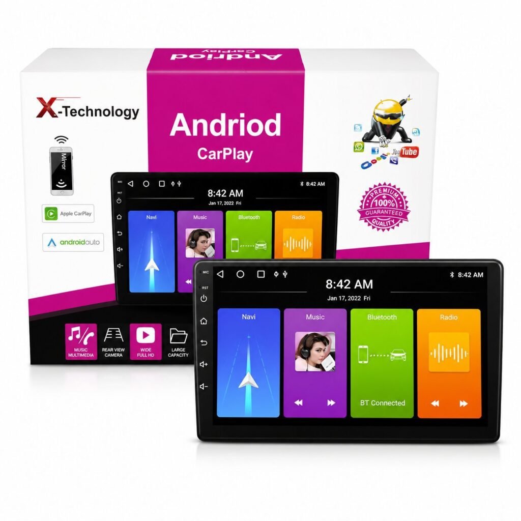 شاشة أندرويد X-Technology مقاس 10 إنش 2GB RAM و32GB ذاكرة داخلية