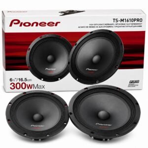 سماعات بايونير TS-M1610PRO مقاس 6.5 إنش 300 واط بقوة 100 RMS للسيارة