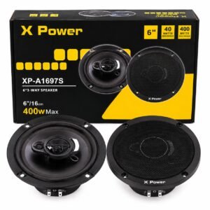 سماعات X Power دائرية 6 إنش للسيارة 40 RMS