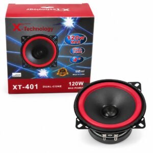 سماعات X-Technology XT-401 مقاس 4 إنش 120 واط (بالحبة)