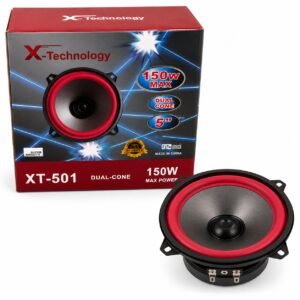سماعات X-Technology XT-501 مقاس 5 إنش 150 واط (بالحبة)