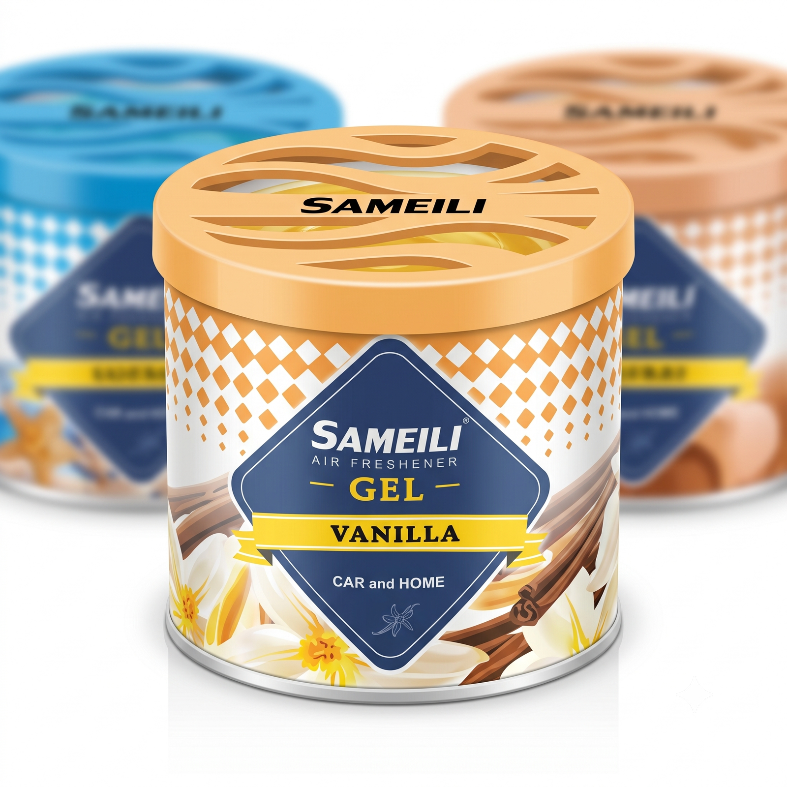 معطر سيارات ومنزل من ساميلي (SAMEILI) برائحة منعشة - جل بتركيبة تدوم طويلاً
