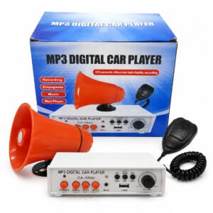 جهاز مناداة ومشغل MP3 للسيارة CA-150U مع بوق ومايك